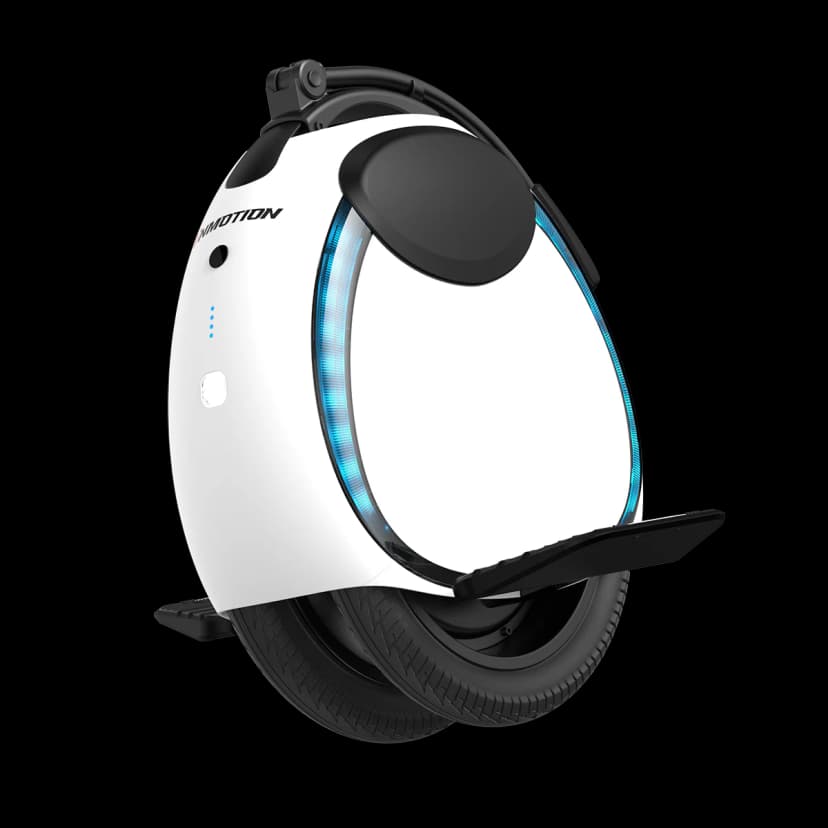 Person riding an electric unicycle